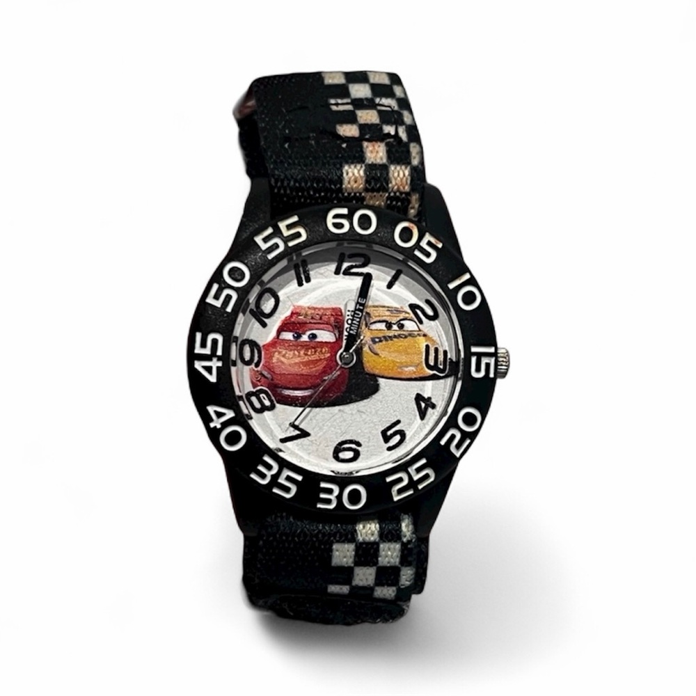 VGUC Disney Cars 3-Hand Watch for Kids Vel-cro Band (small; may want to replace)